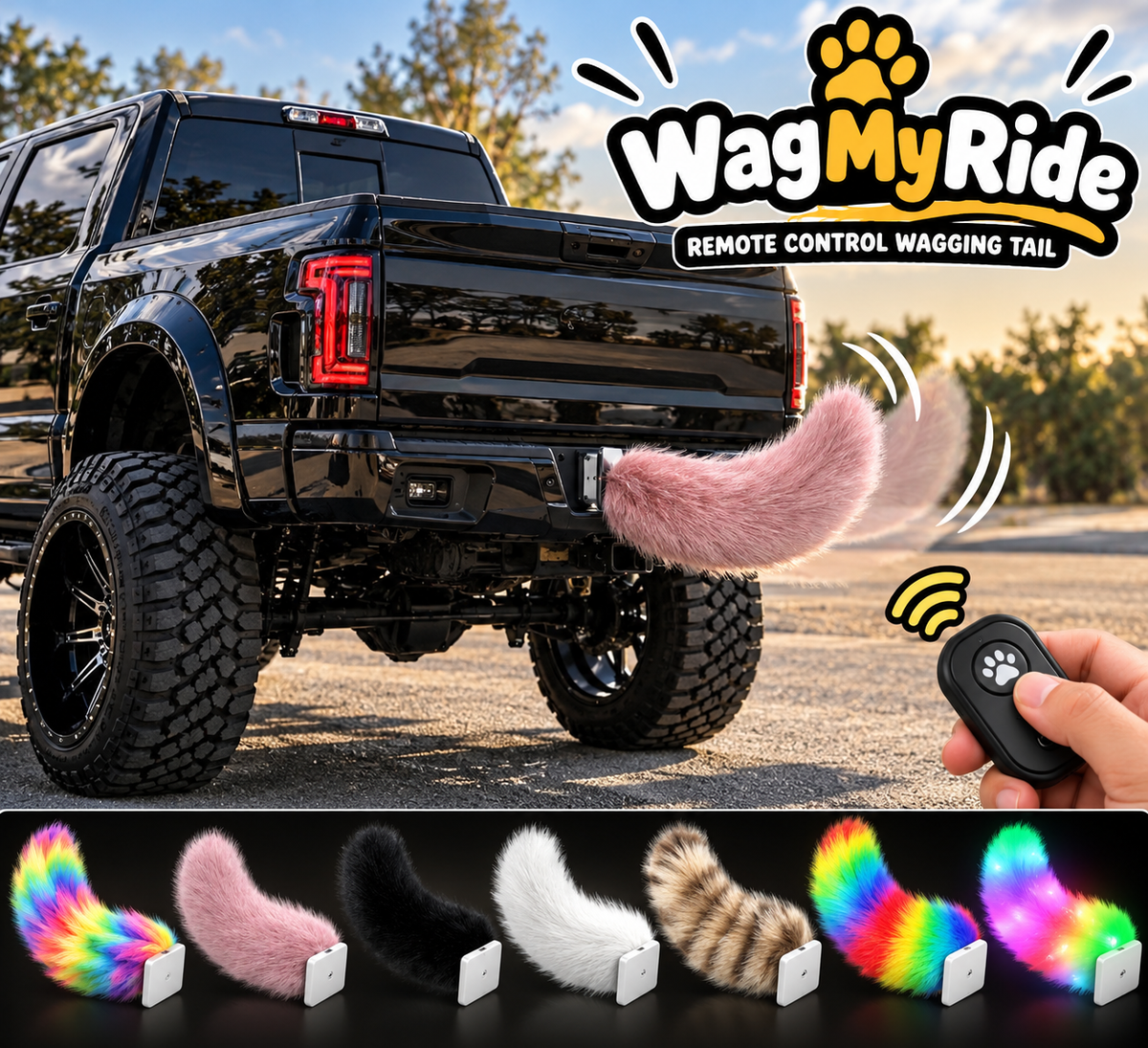 WagMyRide™ – Remote-Controlled Wagging Tail